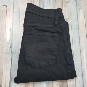 Madewell Black 9" High Rise Skinny Jeans
